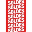 Affiche "soldes, soldes..." style 2