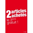 Affiche "troisième article gratuit"