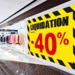 Affiche liquidation -40 % "Thème Chantier"