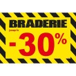 Affiche braderie -30 % "Thème Chantier"