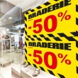 Affiche braderie -50 % "Thème Chantier"