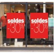 Présentation affiche "soldes -30%"