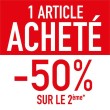 Affiche "deuxième article -50"