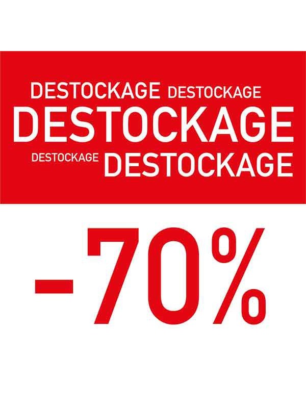 Affiche "Destockage -70"