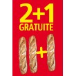 Affiche Boulangerie "2+1 gratuite"