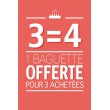 Affiche Boulangerie "3 achetées-1 offerte"