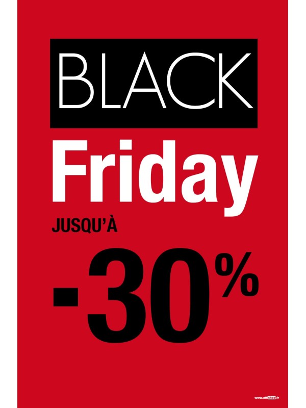 Affiche Black Friday -30%