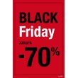 Affiche Black Friday -70%, style 2