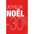 Affiche Joyeux Noël -30%