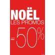 Affiche Les promos Noël -40%