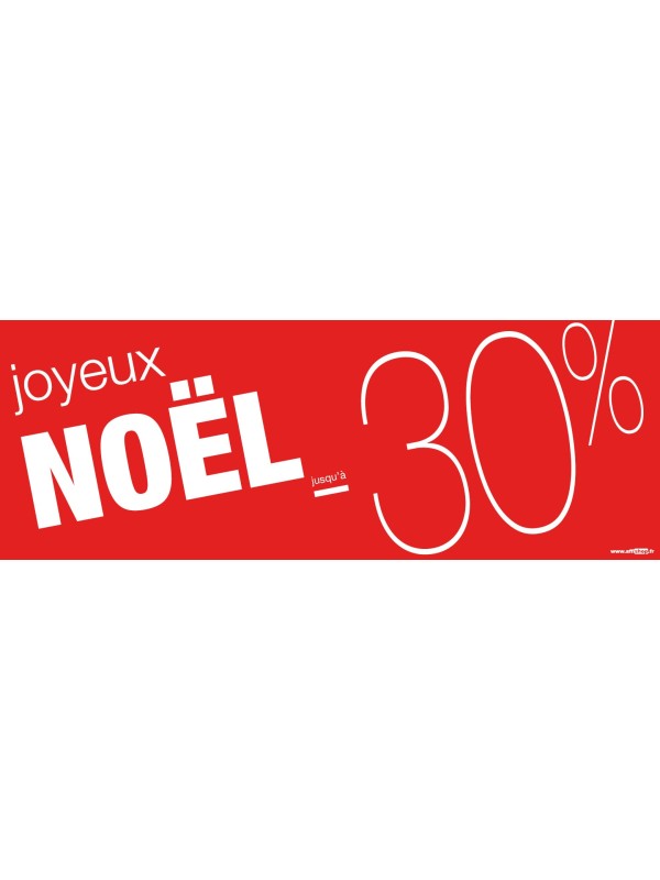 Bandeaux Joyeux Noël -30%