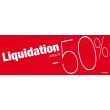 Bandeaux "liquidation -50%