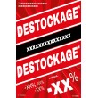 Affiche destockage personnalisable