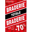 Affiche braderie personnalisable