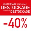 Adhésif "Destockage-40"