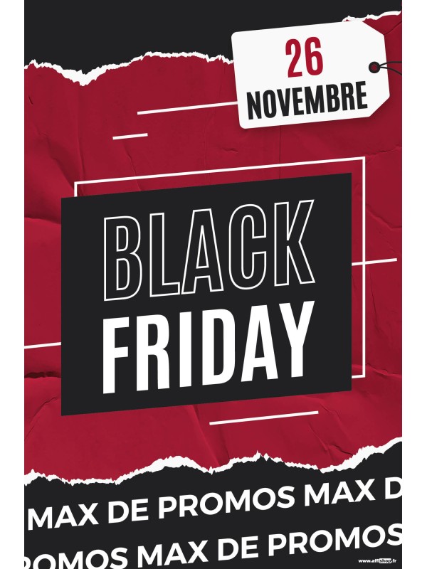 Affiche Black Friday