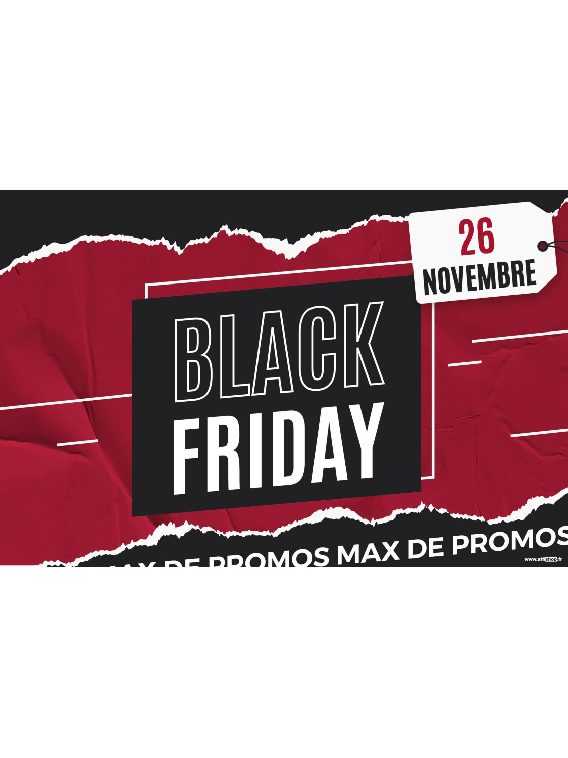 Affiche Promos Black Friday