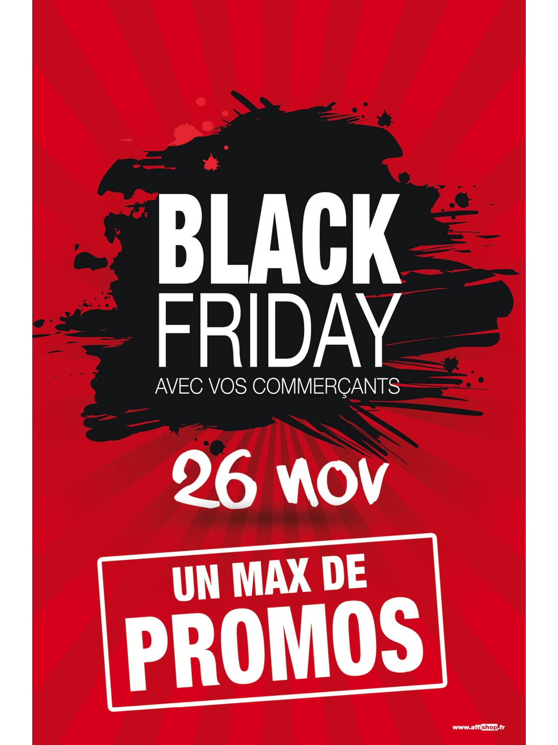 Affiche Black Friday