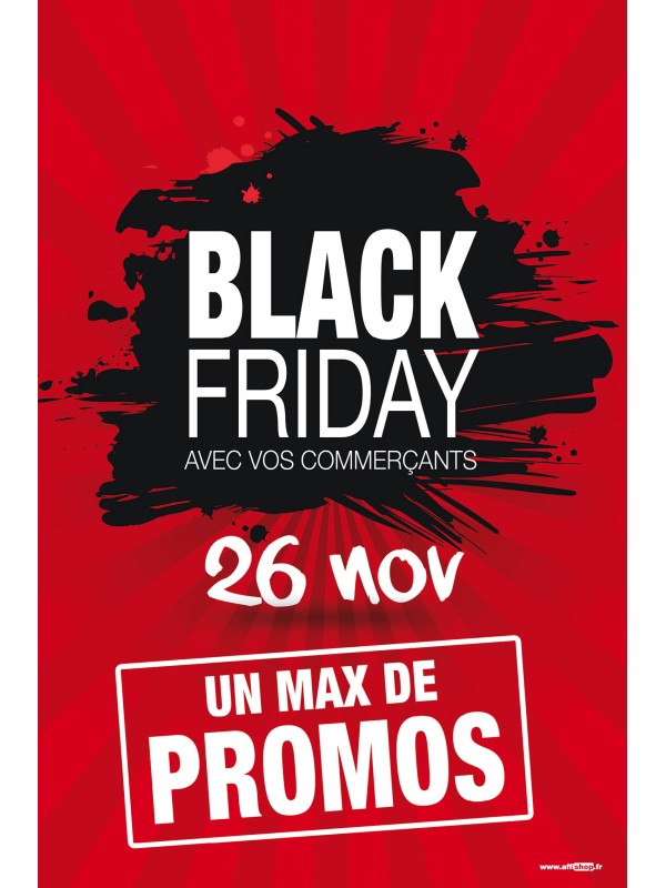 Affiche Black Friday