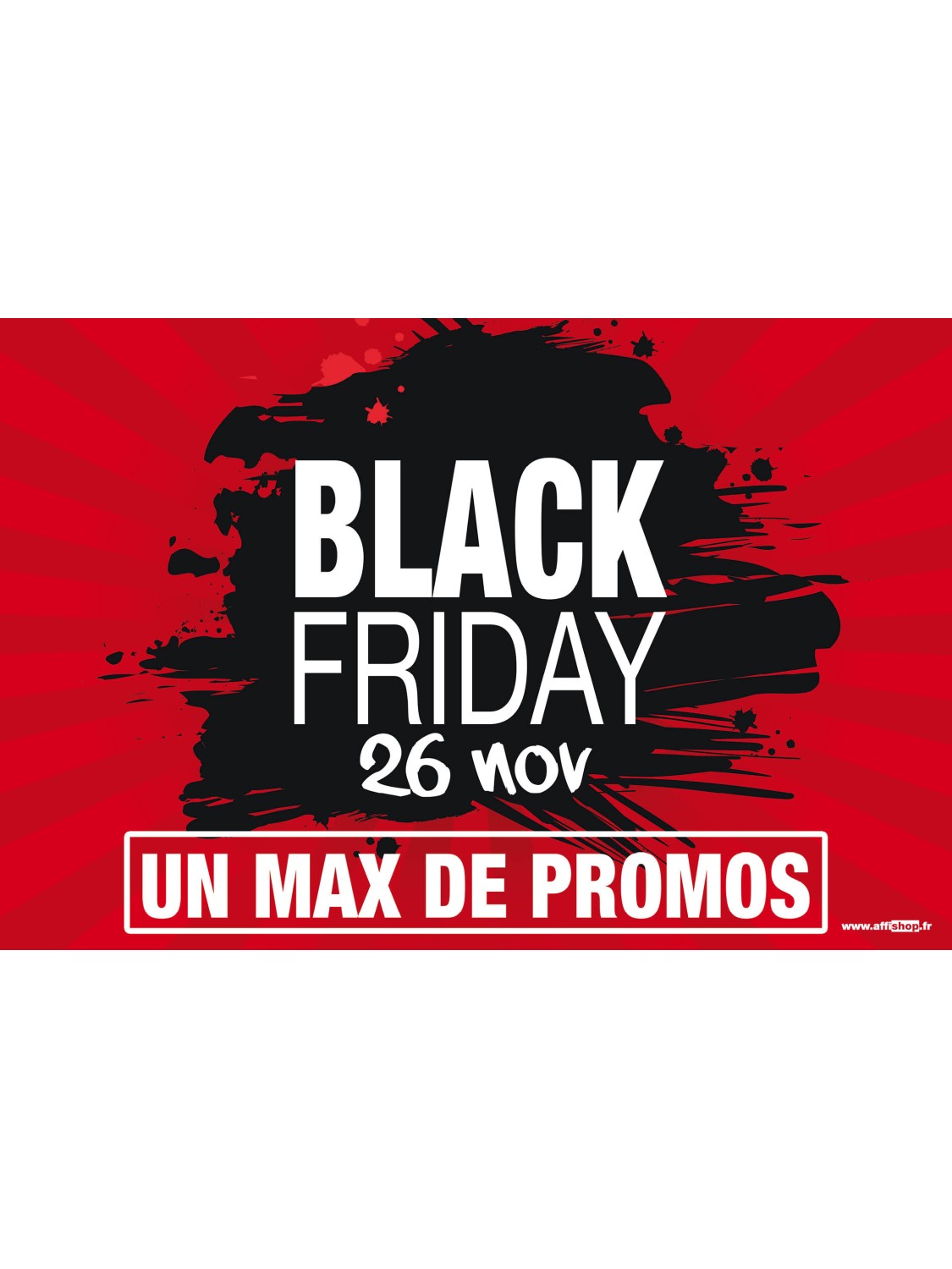 Affiche Promos Black Friday