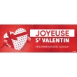 Bandeau St Valentin Coeur