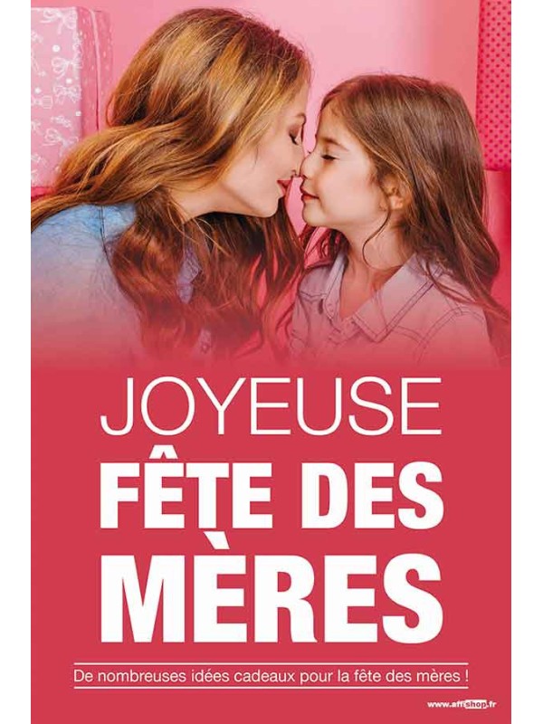 Affiche Joyeuse fête des mères