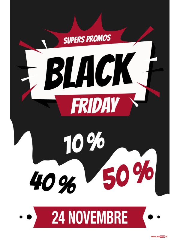 Affiche Black Friday