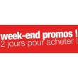 Bandeaux "week-end promos !" rouge