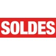 Banderole "soldes" rouge