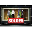 Présentation banderole "soldes"