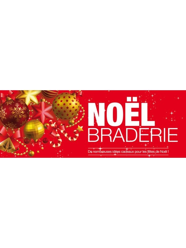 Bandeaux "braderie Noël" style 1