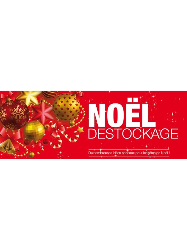 Bandeaux "Destockage Noël" style 1