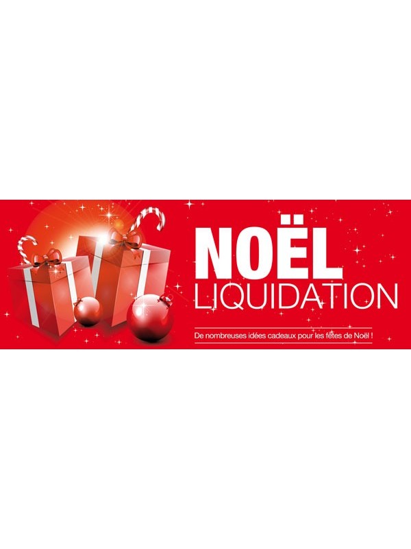 Bandeaux "Liquidation Noël" style 2